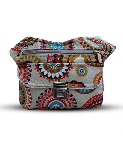 Caomka - Bolso riñonera Summer Mandalas · Tela resinada impermeable